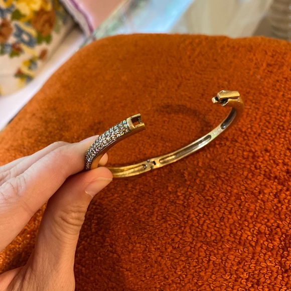 J. Crew rhinestone and gold-toned bangle - Picture 7 of 7